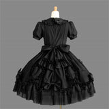 Custom-made Western Style Black Lolita Gothic Punk Dress Medieval Victorian Dress Women Queen Halloween Cosplay Party Costumes