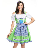 Oktoberfest Costume Party Cosplay Beer Girl Maid Costume Dress for Women Wench German Dirndl Dress