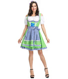 Oktoberfest Costume Party Cosplay Beer Girl Maid Costume Dress for Women Wench German Dirndl Dress