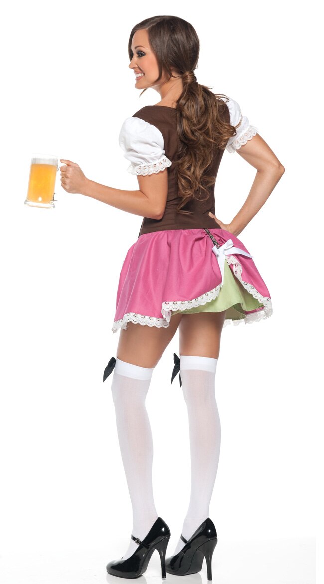 Traditional Women Carnaval Oktoberfest Beer Costume German Wench Maid Dirndl Fancy Dress Halloween Party Outdit