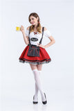 Carnaval October Festival Beer Bar Waiter Costume German Oktoberfest Dirndl Maid Party Fancy Dress