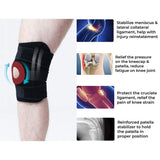 Knee Brace for Men Women Open Patella Knee Support with Side Stabilizers for Joint Pain Relief Arthritis Injury Recovery