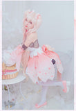 Miku Vocaloid V Miku Cosplay Costume Sakura Miku Dress Halloween Carnival Party Costumes for women High Quality Free shipping