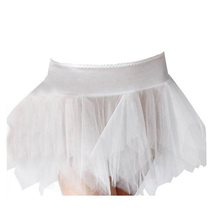 Mesh&Lace Decoration Multilayer Sexy Micro Mini tutu Skirts Adult Pettiskirt Underskirt Womens Dancing Skirt Pleated Skirt