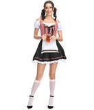 Women Dirndl Oktoberfest Costume German Wench Maid Uniforms Bavarian Heidi Beer Girl Costume Carnival Party Fancy Dress