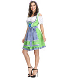 Oktoberfest Costume Party Cosplay Beer Girl Maid Costume Dress for Women Wench German Dirndl Dress