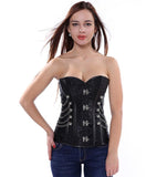 Steampunk Corset Waist Control Sexy Corsets and Bustie Steel Bone Corset Top Overbust Gothic Bustier Corselet Plus Size S-6XL