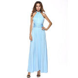 Long Women Bridesmaid Formal Multi Way Wrap Convertible Infinity Hollow Out Maxi Party Bandage Dress