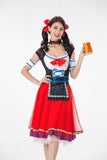 Adult Women German Bavarian Oktoberfest Maid Dirndl Costume Beer Girl Party Fancy Dress