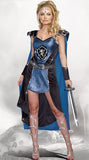 Deluxe Medieval Adult Women Roman Warrior Costumes Halloween Party Sexy King Slayer Fancy Dress