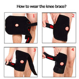Knee Brace for Men Women Open Patella Knee Support with Side Stabilizers for Joint Pain Relief Arthritis Injury Recovery