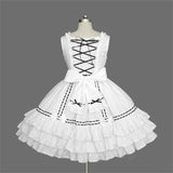 Fashion Cute Black White Lolita Dress Performance Stage Costumes Maid in Japanese Sailors Girl Cartoon Suits Halloween Cosplay