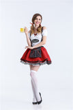 Carnaval October Festival Beer Bar Waiter Costume German Oktoberfest Dirndl Maid Party Fancy Dress