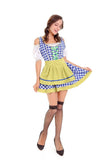 3Pcs /Set Ladies German Beer Maid Wench Dirndl Costume Octoberfest Bavarian Girl Oktoberfest Fancy Dress