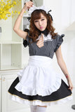Japanese Hot Anime Cosplay Costume Restaurant Maid Housewife Cosplay Costume Cloth Lolita Dress Set