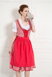 Adult Women Traditional Oktoberfest Costume German Wench Dirndl Skirt Dress Beer Girl Waitress Maid Fancy Dress