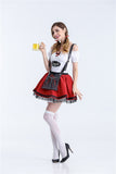 Carnaval October Festival Beer Bar Waiter Costume German Oktoberfest Dirndl Maid Party Fancy Dress