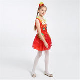 Cute Girls Strawberry Princess Costume Halloween Kids Children Fruit Cosplay Clothing