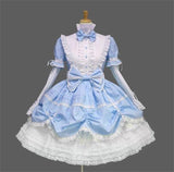 Female Princess Dress Halloween Victorian Gothic Lolita Dress Cosplay Lolita Costume Lady Maid Layered Dress Cosplay Games