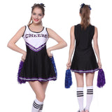 XS-XL Sexy High School Cheerleader Costume Cheer Girls Uniform Cheerleading Fancy Dress