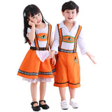 Deluxe Kids Children Germany Beer Festival Cosplay Costumes Boys And Girls Bavarian Oktoberfest Costumes S-XL
