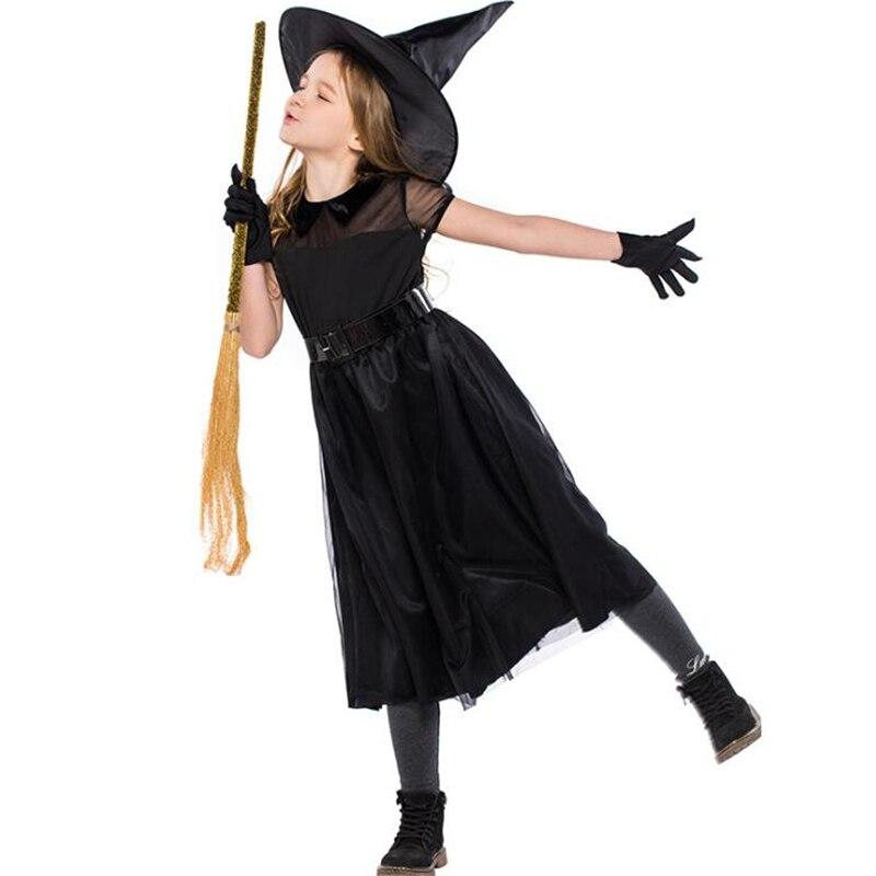 Children Witch Cosplay Halloween Costume For Kids Carnival Girls Cosplay Clothing