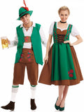 Couple Oktoberfest Costumes Lover Beer Festival Costume Bavarian Octoberfes Beer Maid Waitress Cospaly Halloween For Men Women