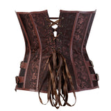 Steampunk Corset Waist Control Sexy Corsets and Bustie Steel Bone Corset Top Overbust Gothic Bustier Corselet Plus Size S-6XL