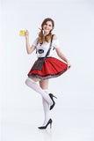 Carnaval October Festival Beer Bar Waiter Costume German Oktoberfest Dirndl Maid Party Fancy Dress