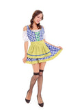 3Pcs /Set Women Oktoberfest Costume Bavarian Octoberfest Dirndl Maid Uniforms German Beer Girl Cosplay Fancy Dress