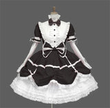 Female Princess Dress Halloween Victorian Gothic Lolita Dress Cosplay Lolita Costume Lady Maid Layered Dress Cosplay Games