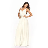 Long Women Bridesmaid Formal Multi Way Wrap Convertible Infinity Hollow Out Maxi Party Bandage Dress