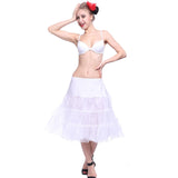 Audrey Hepburn Pinup Underskirt Vintage 1950s Swing Rockabilly Petticoat Rock Roll 3/4 Tutu Skirt Party Puffy Pettiskirt