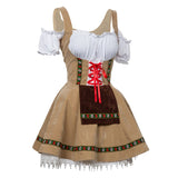 Deluxe German Beer Girl Costumes Sexy Oktoberfest Festival October Service Maid Costumes Carnival Costumes Fancy Dress