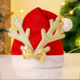 Christmas Hat Children Cartoon Snowman Elk Christmas Decoration Plush Cap Adult Antlers Christmas Supplies Santa Claus Gifts