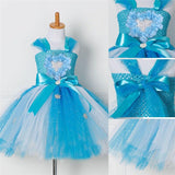 New Girls Elsa Dress Snow Queen Costumes Cosplay For Kids Dress Princess Disfraz Carnaval Vestido De Festa Infantil Suit