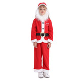 Christmas Clothes Children Santa Claus Boys and girls Festival Party Cosplay Suit New year  child costume with Christmas 