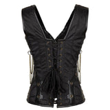 Gothic Steampunk Corsets Bustiers Lace up Vest BONED Lingerie Body Shaper Slimming Top Burlesque