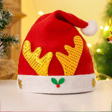 Christmas Hat Children Cartoon Snowman Elk Christmas Decoration Plush Cap Adult Antlers Christmas Supplies Santa Claus Gifts