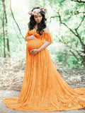 Pregnant Dress Lace Maxi Gown Long Maternity Photography Props Pregnancy Dress Photography Maternity Dresses For Photo Shoot