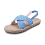 Summer Roman Walking Woman Flats Platform Sandals Soft Casual Open Toe Thick Bottom Student Shoes