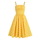 Polka Dot Print Strapless Summer Dresses Women 50S 60S Robe Vintage Pinup Retro Party Rockabilly Dress 2021 Vestidos Elegant