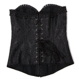 Corset Top for Women Sexy Lace Bustier Corset Lingerie Steel Boned Waist Cincher Bodyshaper Costume Gothic Corsets Plus size