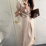 2021 Summer Autumn Long White Shirt Dress Female Button Casual Lace Up Dress Women Elegant Clothes