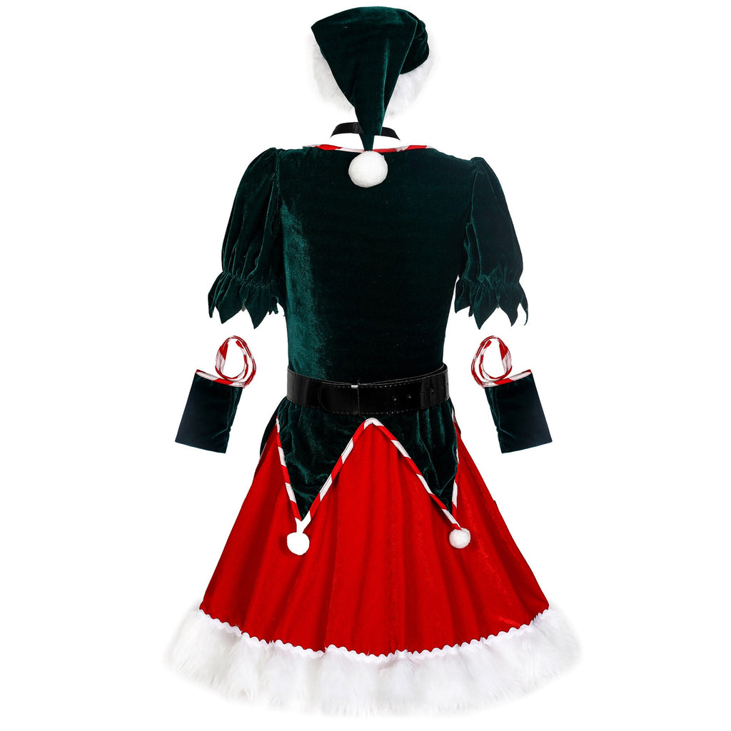 Fairy Tale Christmas Costume Sexy Female Santa Claus Cosplay Uniforms