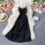 2021 New Sexy Spaghetti Strap Backless Summer Dress Women Trumpet Long Dress Elegant Bodycon Party Dresses