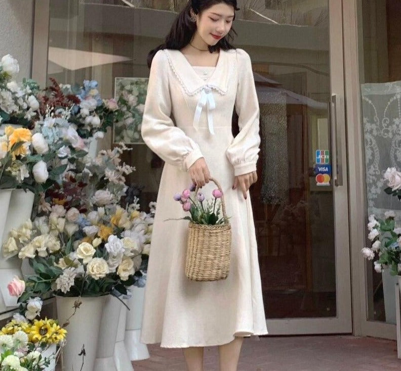 Women Summer Korean Fashion Elegant Beautiful Temperament Loose Chiffon  Dress | eBay
