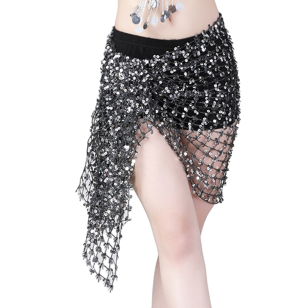Lady Women Belly Dance Hip Scarf Accessories Hand-made Hollow-out bellydance Waist Chain Wrap Adult Dance Wear