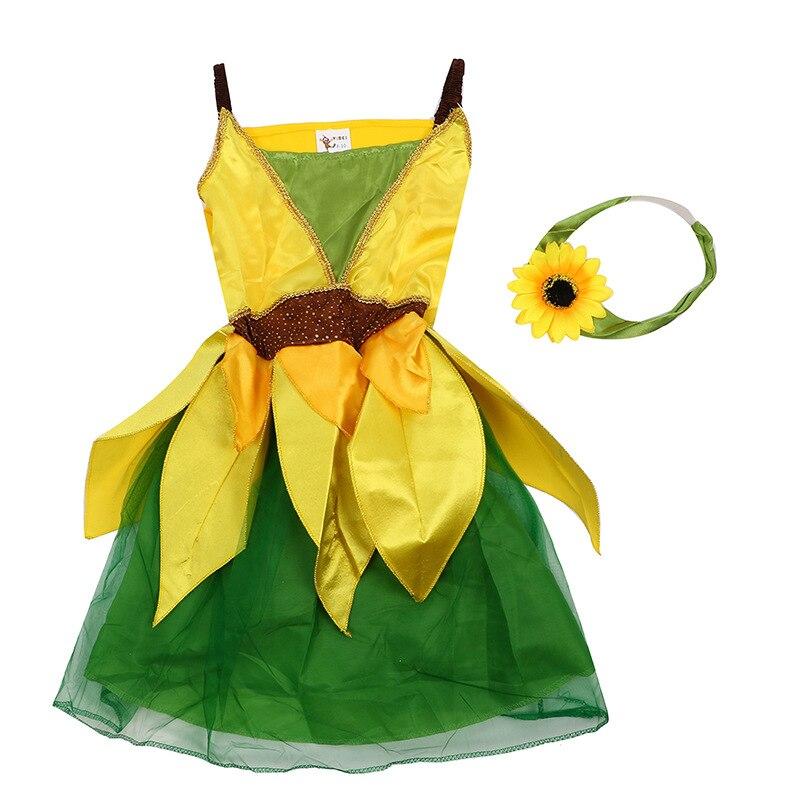 New Arrival Sunflower Costume Cosplay Girls Halloween Costume For Kids