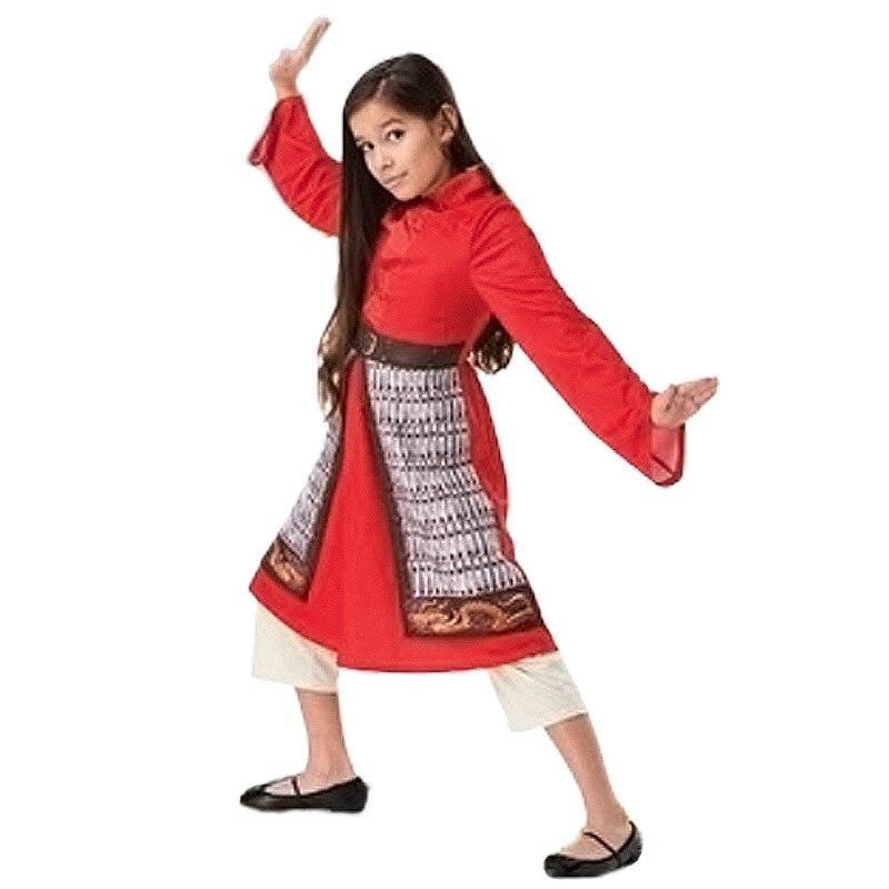 New Arrival Mulan Costume Heroine Cosplay For Girls Halloween Costume For Kids